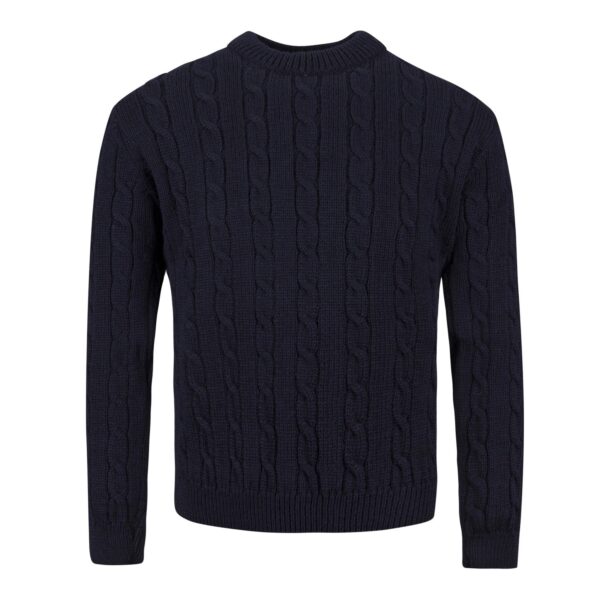 Men's Cable Crew Neck Jumper